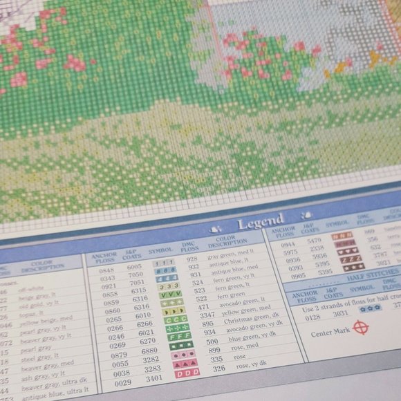 Gentle Breeze Cross Stitch Leaflet 1992 - Picture 4 of 8